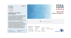 Desktop Screenshot of isravision-vistek.com